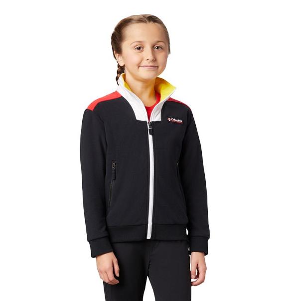 Columbia Disney Fleece Jacket Black For Girls NZ5736 New Zealand